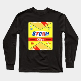 Storm Chips Funny Design Long Sleeve T-Shirt